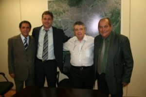 Gilson de Souza, Renato, Mauro Arce e José Antônio 