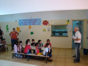 João Barbosa durante visita a CEI