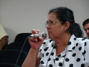 A vereadora Cida Armani fez indicação de programa destinado para as mulheres