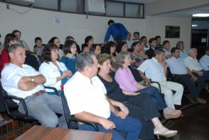 Professores compareceram à solenidade