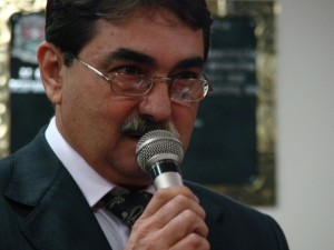 O vereador José Reginaldo Moreti: agradecimento a Evandro Losacco