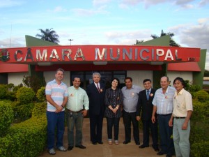 Vereadores durante recepção ao candidato a Deputado Federal José Leal