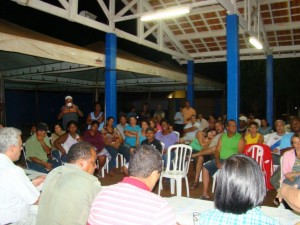Reunião realizada no bairro Tonico Garcia