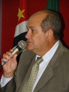 José Antônio durante a sessão da Câmara Municipal