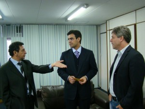 Deputado Gilson de Souza, Rodrigo Garcia e Renato Moreira falam sobre a cidade de Guaíra