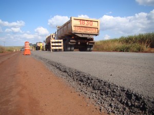 Presidente da Câmara visitou as obras de recuperação da estrada 