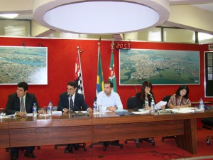 Sessão ordinária da Câmara Municipal de Guaíra realizada na noite de terça-feira 