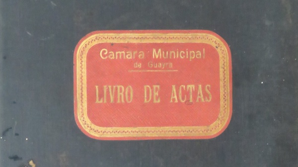 primeiro livro de atas da camara de guaira