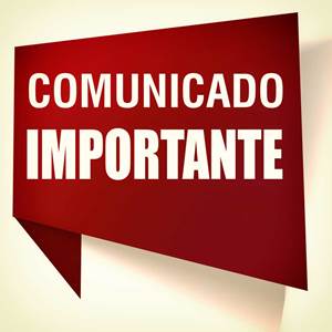 COMUNICADO SOBRE SUSPENSÃO DE LICITAÇÃO